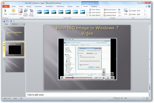 How to Add Video from the Web in PowerPoint 2010