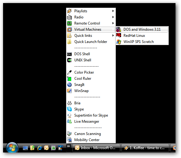 Launch Screen Windows Application Example Use Quick Launch as a Super-Powered Application Launcher