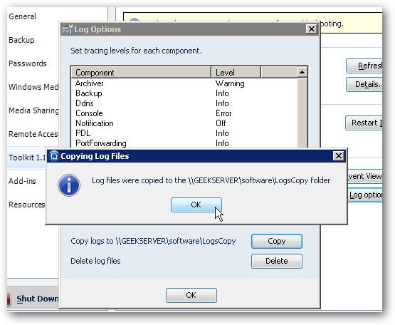 Troubleshoot Connection Issues with Windows Home Server Toolkit