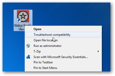 Using Program Compatibility Mode in Windows 7