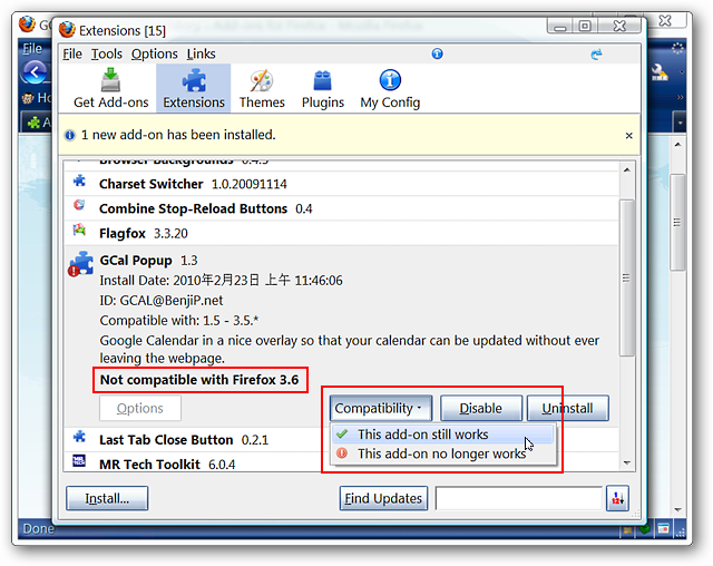 Test and Report Add-on Compatibility in Firefox