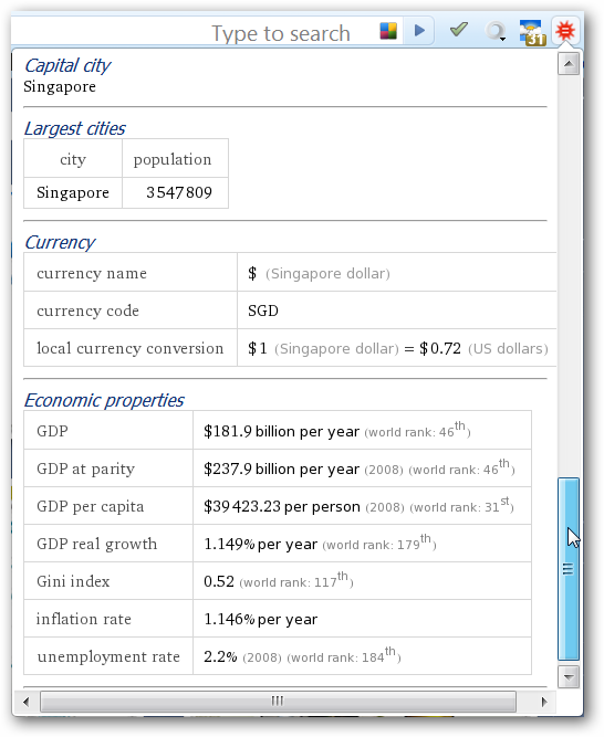 Access Wolfram Alpha Search in Google Chrome