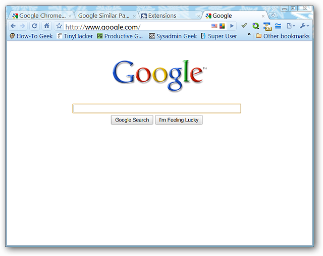 Similar Pages Find Similar Websites in Google Chrome