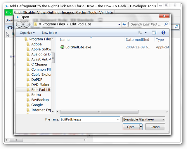 Choose the Text Editor Used to View Source Code in Internet Explorer