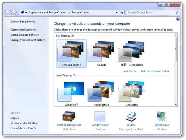 How To Personalize Windows 7 Starter
