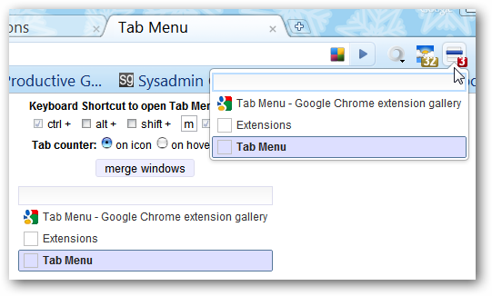 Easily Control a Large Amount of Tabs in Google Chrome