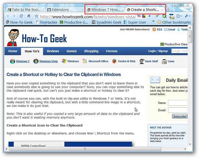 Focused New Tabs Quick-Fix for Google Chrome