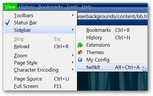 Manage Your Twitter Account from the Sidebar in Firefox