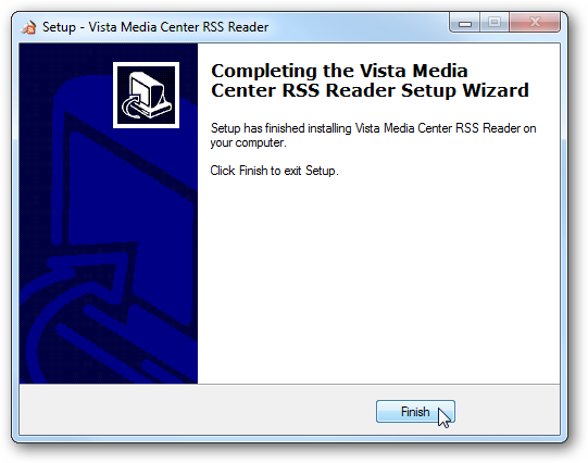 Access Your favorite RSS Feeds in Windows Media Center
