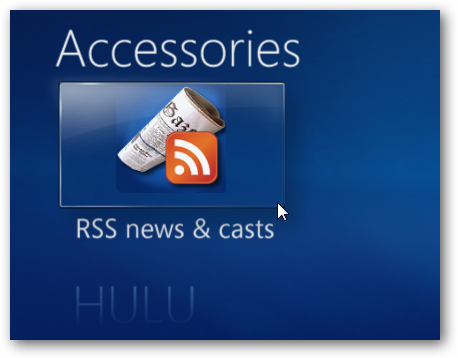 Access Your favorite RSS Feeds in Windows Media Center