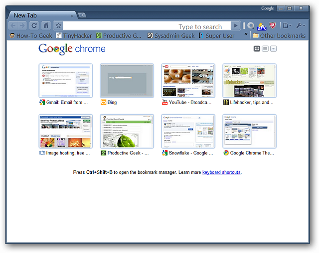 Blank New Tab Quick-Fix for Google Chrome
