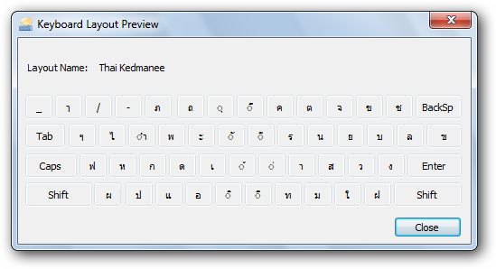 Add keyboard languages to XP, Vista, and Windows 7