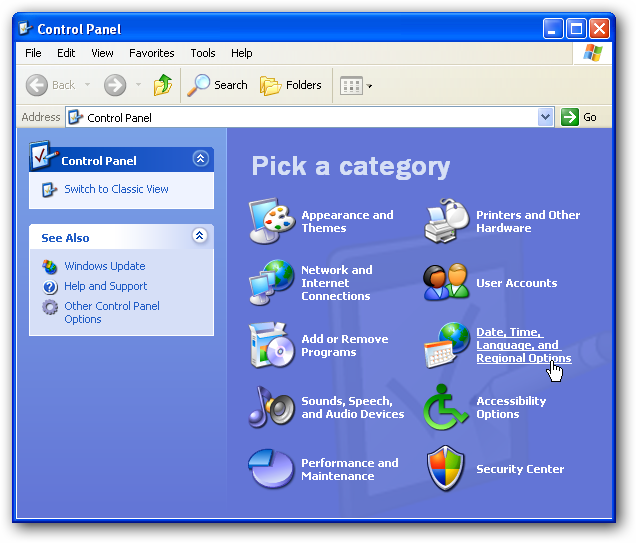Add keyboard languages to XP, Vista, and Windows 7