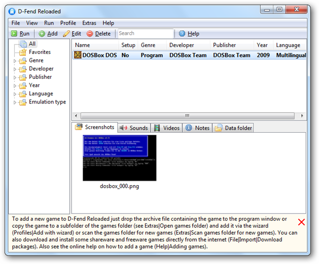 Play Your Favorite DOS Games in XP, Vista, and Windows 7