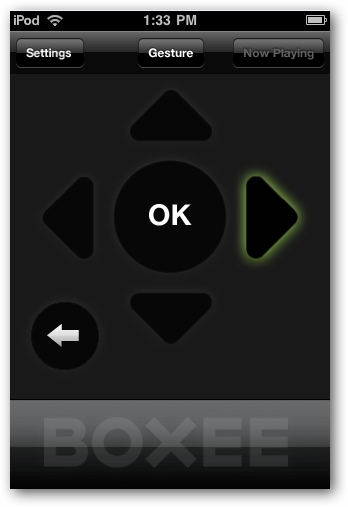 Use your iPhone or iPod Touch as a Boxee Remote
