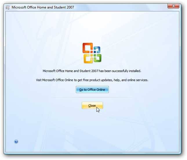 Remove Office 2010 Beta and Reinstall Office 2007