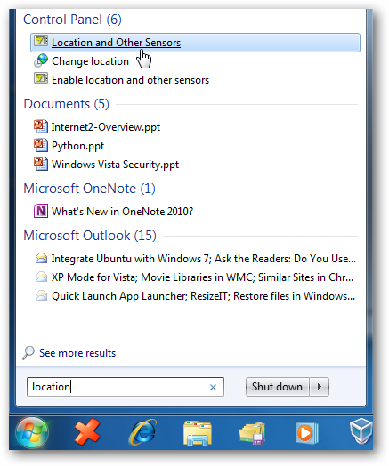 Find your computer’s location with Windows 7 and Geosense