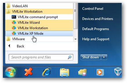 Install XP Mode with VirtualBox Using the VMLite Plugin