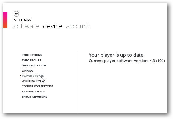Update Your Zune Player Software