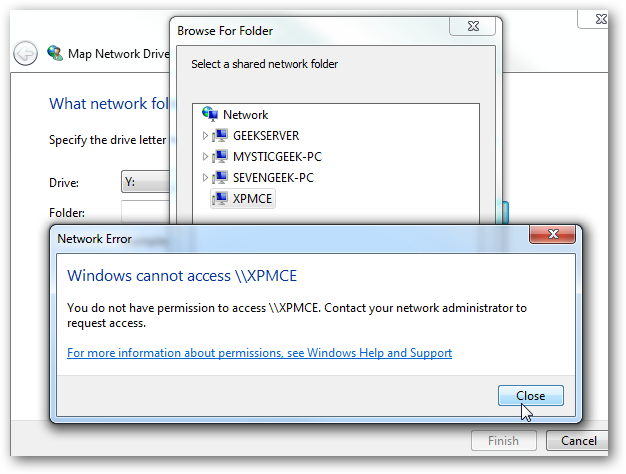 Window Xp Network Drive Map a Network Drive from XP to Windows 7