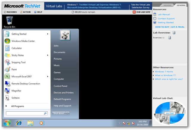 Test Drive Windows 7 Online with Virtual Labs