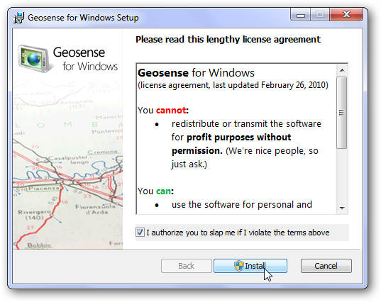 Find your computer’s location with Windows 7 and Geosense