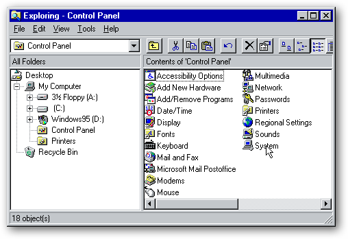 Geek Fun: Virtualized Old School Windows – Windows 95