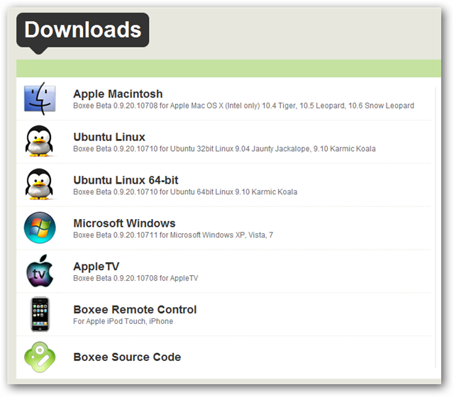 Getting Started with Boxee