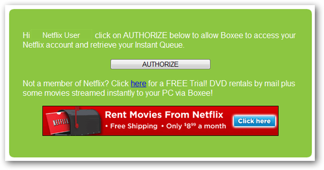 Watch Netflix Instant Movies in Boxee