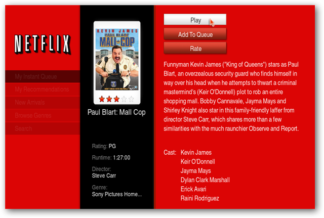 Watch Netflix Instant Movies in Boxee