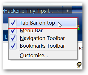 Move Firefox’s Tab Bar to the Top