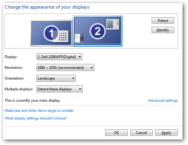 Make Windows Position Your Dual Monitors Correctly