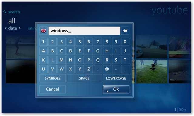Watch YouTube in Windows 7 Media Center