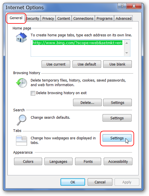 Disable IE 8 Thumbnail Previews on Windows 7 Taskbar