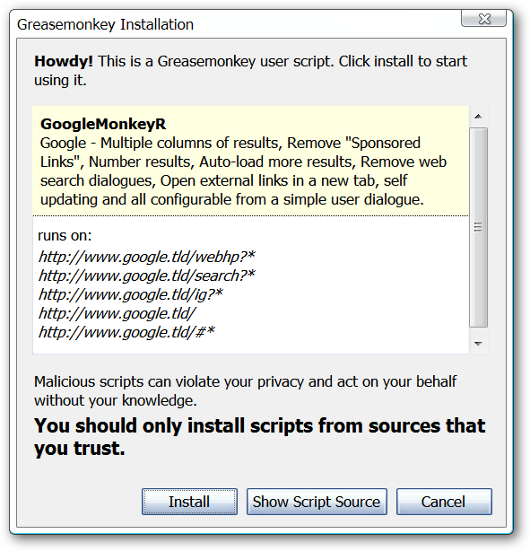 Change the Way Google Search Results Display in Firefox