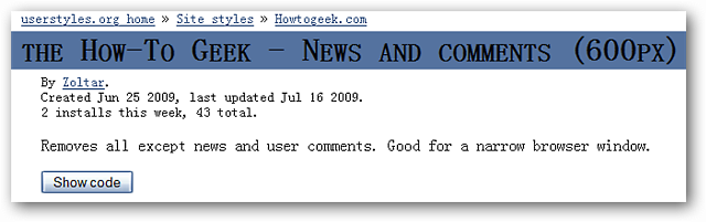 Enjoy How-To Geek User Style Script Goodness