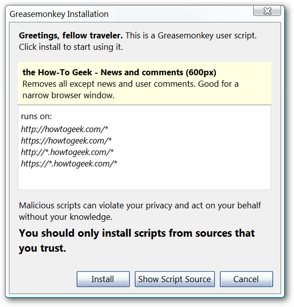 Enjoy How-To Geek User Style Script Goodness