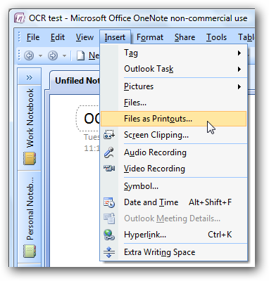 OCR anything with OneNote 2007 and 2010