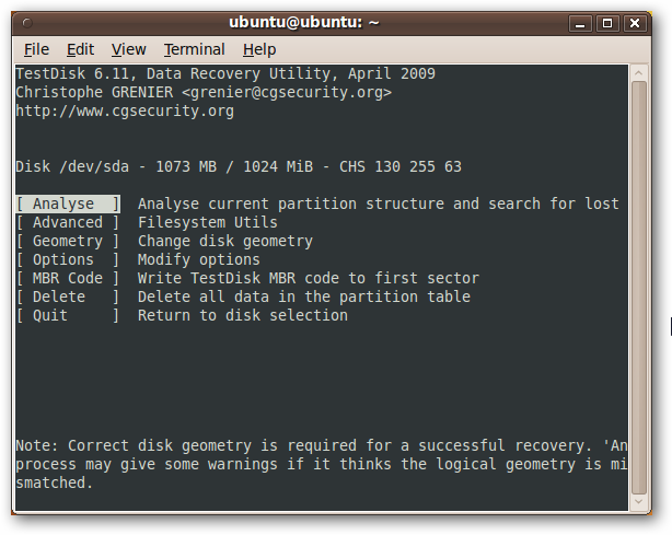 Recover Data Like a Forensics Expert Using an Ubuntu Live CD