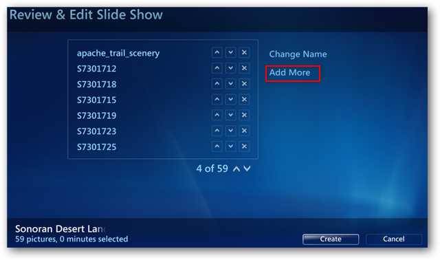 Create a Slide Show in Windows 7 Media Center