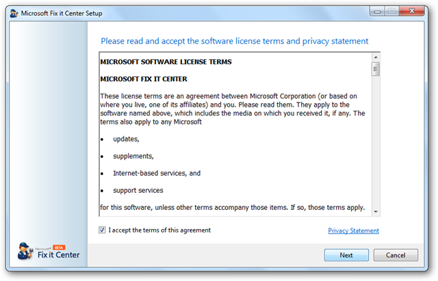 Fix Windows Computer Problems with Microsoft Fix it Center