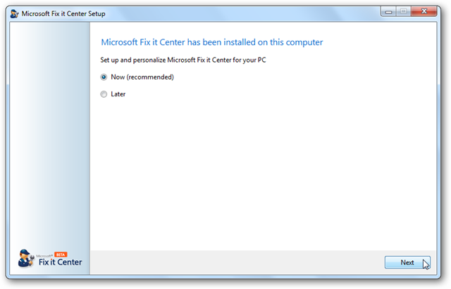 Fix Windows Computer Problems with Microsoft Fix it Center