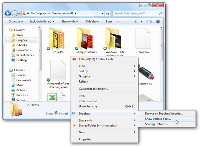User Guide to Dropbox Shared Folders