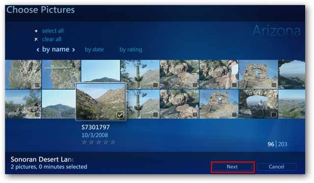 Create a Slide Show in Windows 7 Media Center