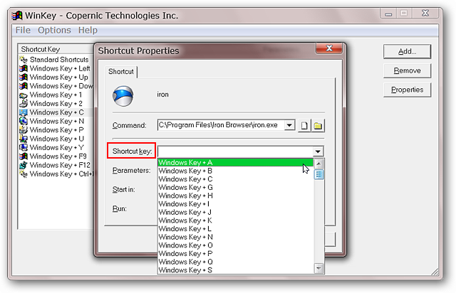 Create Custom Windows Key Keyboard Shortcuts in Windows