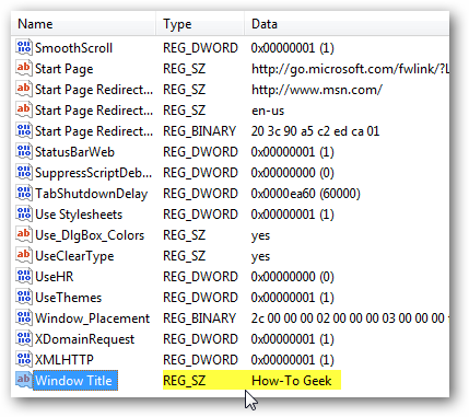 How to Customize the Internet Explorer 8 Title Bar
