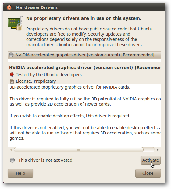 How to Add Proprietary Drivers to Ubuntu 10.04