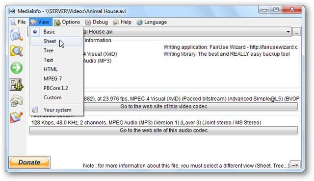 Video Index Code Indentify Codecs & Technical Information About Video Files