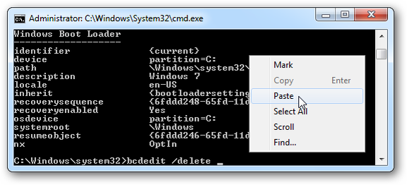 Remove Ubuntu or XP from the Windows 7 Boot Menu