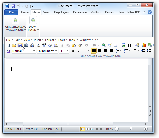 Bring Office 2003 Menus Back to 2010 with UBitMenu